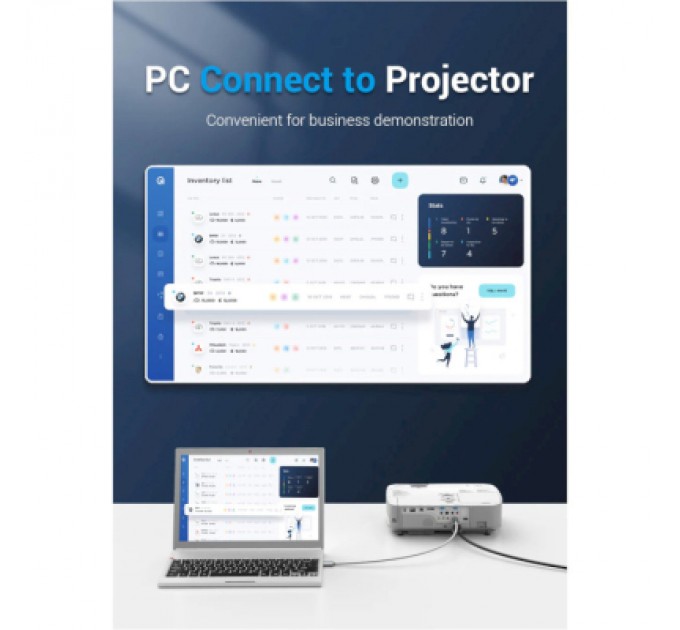 Vention Кабель мультимедійний HDMI to HDMI 3.0m V2.0 4K 60Hz Silver Metal Type Vention (AABII)