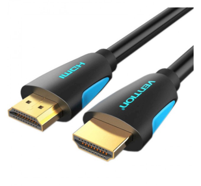 Vention Кабель мультимедійний HDMI to HDMI 15.0m V2.0 4K 30Hz PVC Vention (VAA-M02-B1500)