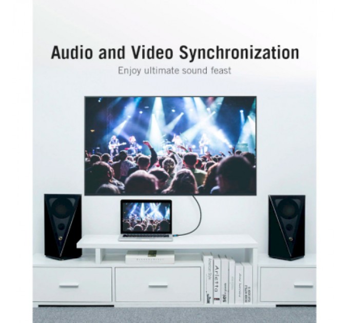 Vention Кабель мультимедійний HDMI to HDMI 20.0m V2.0 4K 30Hz PVC Vention (VAA-M02-B2000)