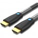 Vention Кабель мультимедійний HDMI to HDMI 20.0m V2.0 Engineering 4K 18Gbps HD 7.1 PVC Black Vention (AAMBQ)