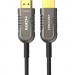 Vention Кабель мультимедійний HDMI to HDMI 60.0m V2.1 Optical 8K 60Hz 48Gbps Dolby 7.1 TPE Black Metal Type Vention (AAZBAE)