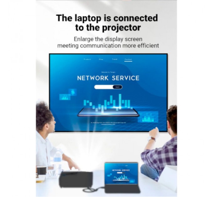 Vention Кабель мультимедійний VGA 15M-15M 1.5m ferrite Vention (DAEBG)