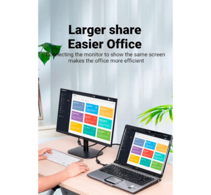 Vention Кабель мультимедійний VGA 15M-15M 3.0m ferrite Vention (DAEBI)