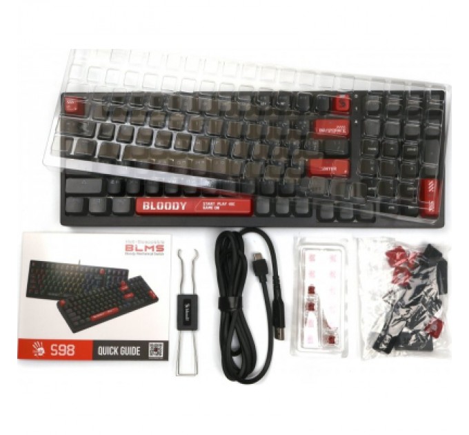 A4Tech Клавіатура A4Tech Bloody S98 RGB BLMS Red USB Bloody Red (4711421991674)