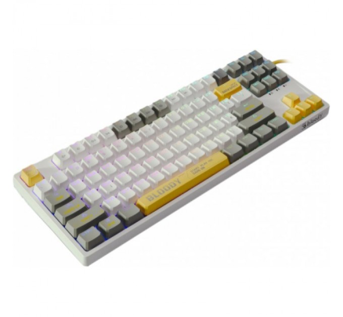 A4Tech Клавіатура A4Tech Bloody S87 RGB BLMS TKL USB Energy White (4711421993708)