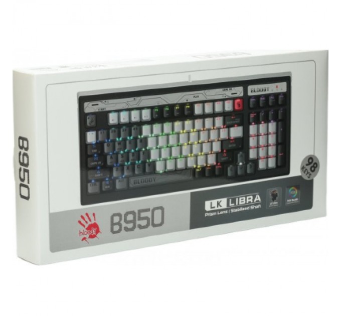 A4Tech Клавіатура A4Tech Bloody B950 RGB LK Libra USB Warrior Grey (4711421995450)