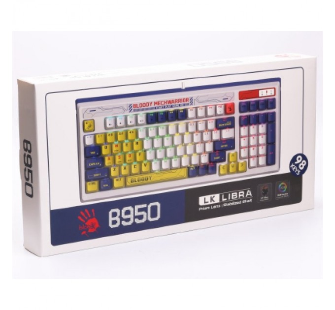 A4Tech Клавіатура A4Tech Bloody B950 RGB LK Libra USB Warrior Blue (4711421995382)