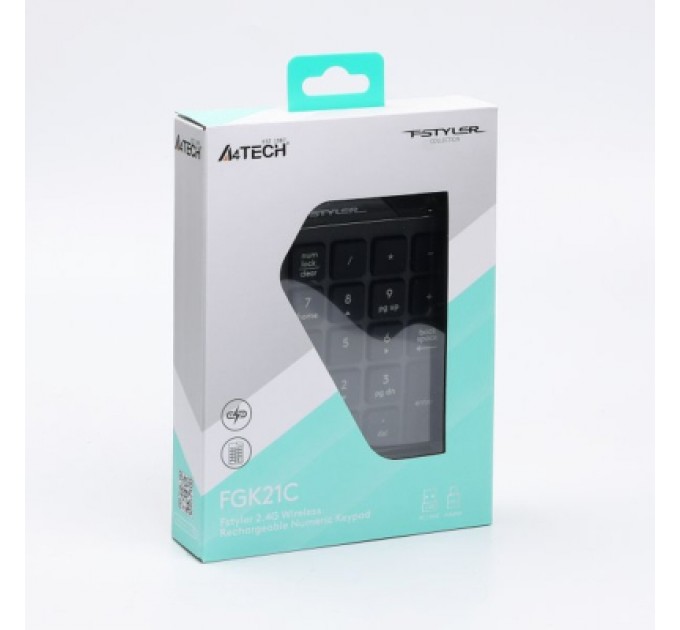 A4Tech Клавіатура A4Tech FGK21C Wireless Grey (4711421993982)