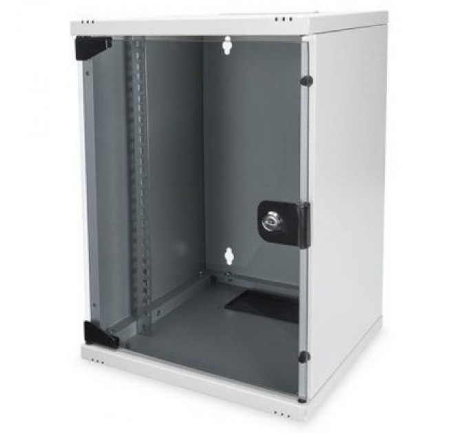 Digitus Шафа настінна Digitus 9U 10" 312x300, стекляные двери, 30kg max (DN-10-09U)