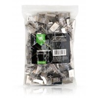 Конектор Vinga RJ-45 FTP 100 шт. (VCPCON8P8CFTP)