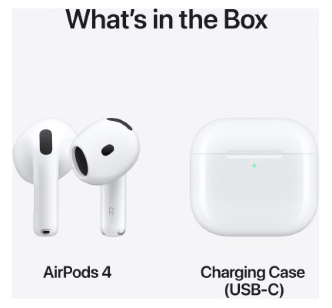 Apple Навушники Apple AirPods 4 (MXP63ZE/A)