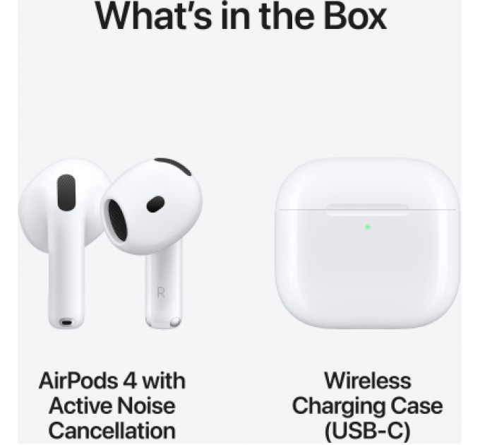 Apple Навушники Apple AirPods 4 with Active Noise Cancellation (MXP93ZE/A)