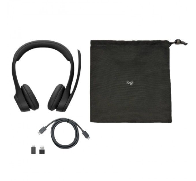 Logitech Навушники Logitech Zone 305 for Business Wireless/Bluetooth Teams Black (981-001451)