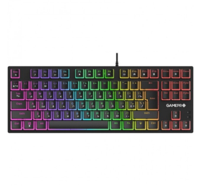 GamePro Клавіатура GamePro MK80B RGB Blue Switch USB Black (MK80B)