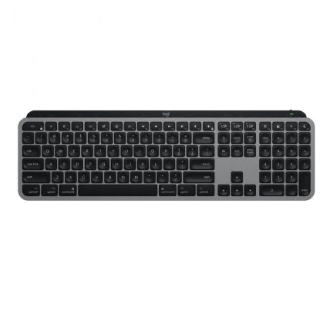 Logitech Клавіатура Logitech MX Keys S для MAC Bluetooth/Wireless UA Space Grey (920-011637)