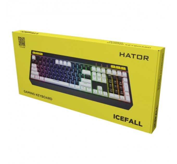 Hator Клавіатура Hator Icefall USB Black/White (HTK400UA)
