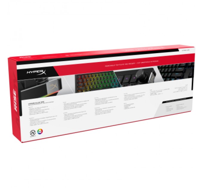 HyperX Клавіатура HyperX Alloy Rise PBT HX Red USB UA Black (7G7A3AA)
