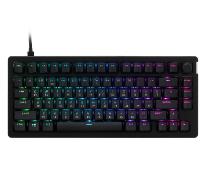 HyperX Клавіатура HyperX Alloy Rise 75 PBT HX Red USB UA Black (7G7A4AA)