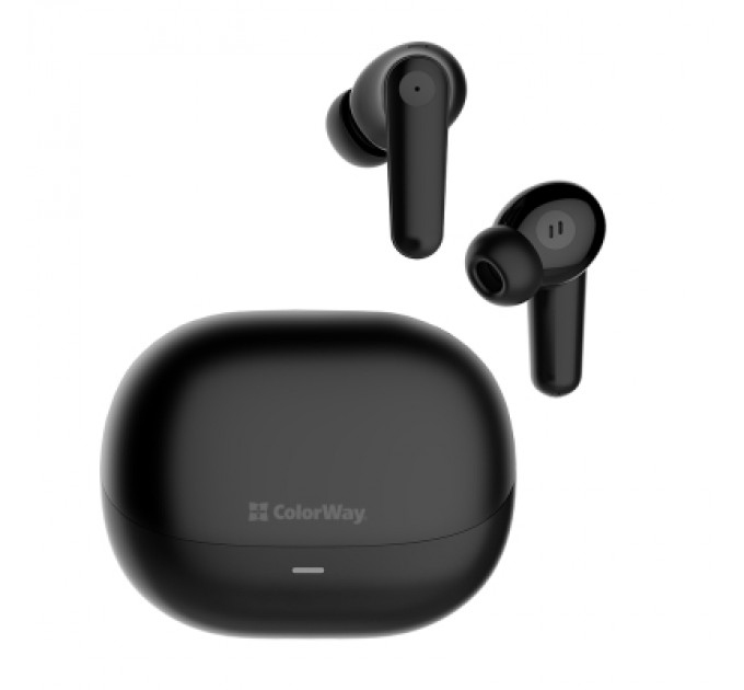 ColorWay Навушники ColorWay Slim TWS-1 Earbuds Long Life Black (CW-TWS1BK1)