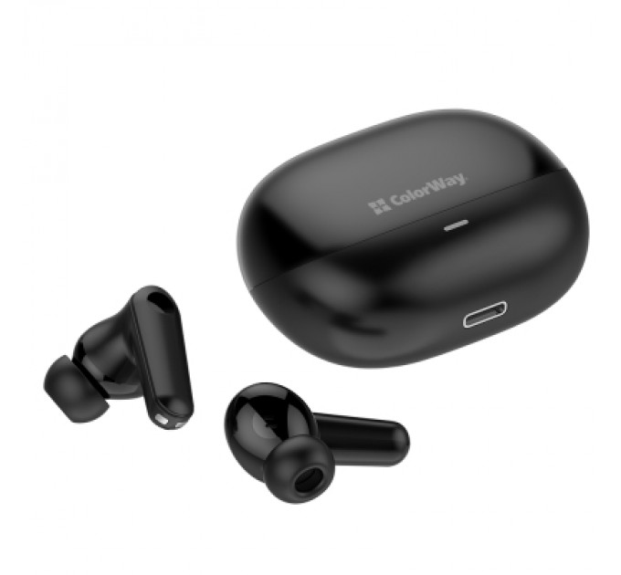 ColorWay Навушники ColorWay Slim TWS-1 Earbuds Long Life Black (CW-TWS1BK1)