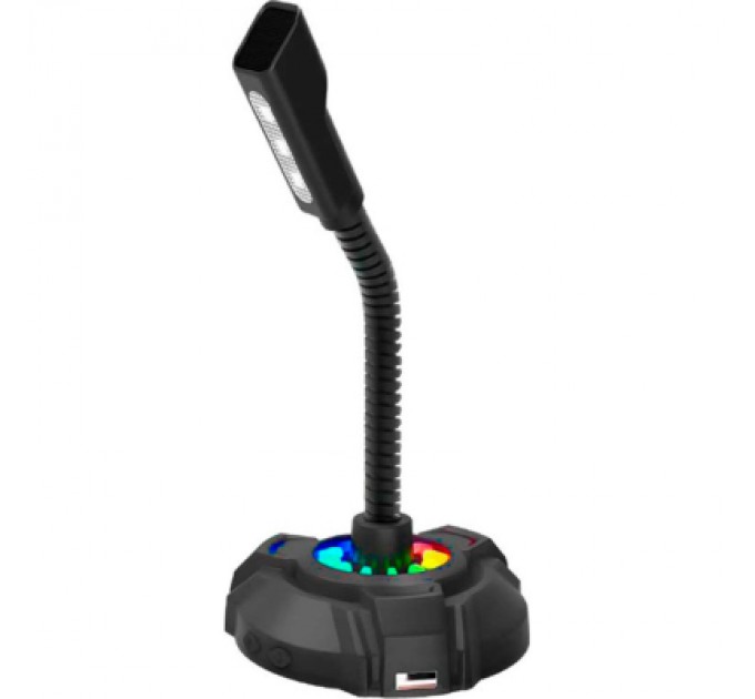HP Мікрофон HP DHP-1100C RGB backlit 3.5мм+USB Black (DHP-1100C)