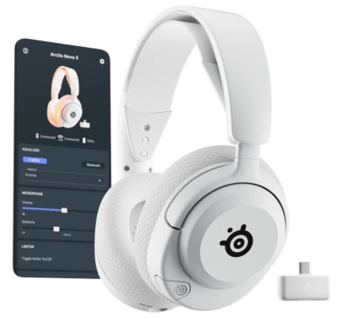SteelSeries Навушники SteelSeries Arctis Nova 5 MultiPlatform White (61671)