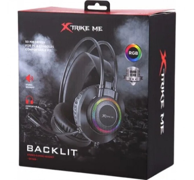 Xtrike ME Навушники Xtrike ME GH-509 RGB Black (GH-509)