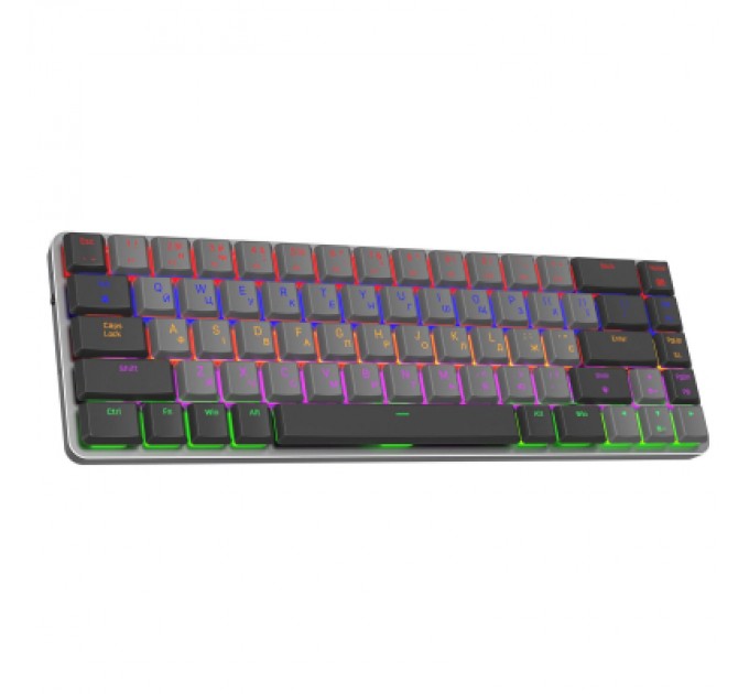 GamePro Клавіатура GamePro MK122R Red Swich Low Profile Wireless Dark Gray (MK122R)