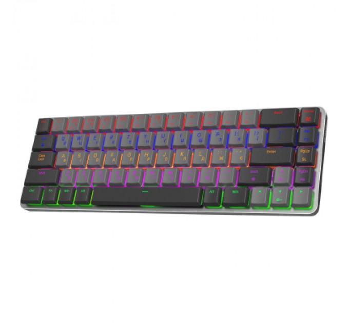 GamePro Клавіатура GamePro MK122R Red Swich Low Profile Wireless Dark Gray (MK122R)