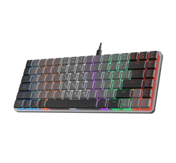 GamePro Клавіатура GamePro MK140R Red Swich Low Profile USB Dark Gray (MK140R)