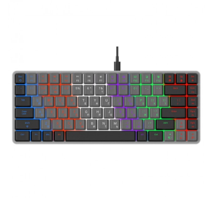 GamePro Клавіатура GamePro MK140R Red Swich Low Profile USB Dark Gray (MK140R)