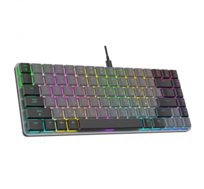 GamePro Клавіатура GamePro MK141R Red Swich Low Profile RGB USB Dark Gray (MK141R)