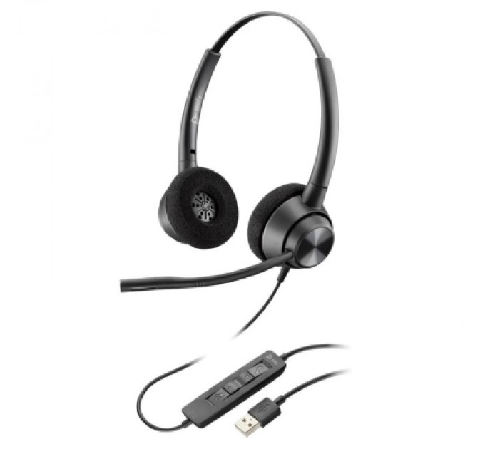 Poly Навушники Poly EncorePro 320 Stereo USB-A Black (767G0AA)