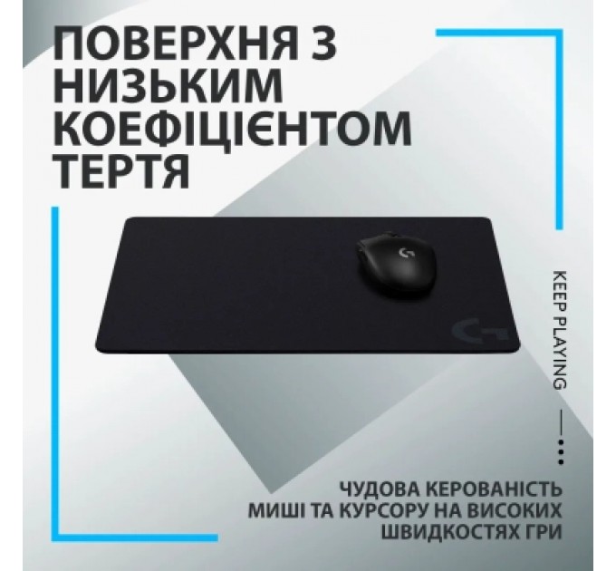 Logitech Килимок для мишки Logitech G440 Gaming Mouse Pad Black (943-000792)