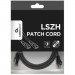 Cablexpert Патч-корд 5м S/FTP Cat 6A CU LSZH black Cablexpert (PP6A-LSZHCU-BK-5M)