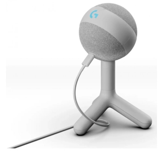 Logitech Мікрофон Logitech G Yeti Orb RGB Gaming Mic with Lightsync Off-White (988-000558)