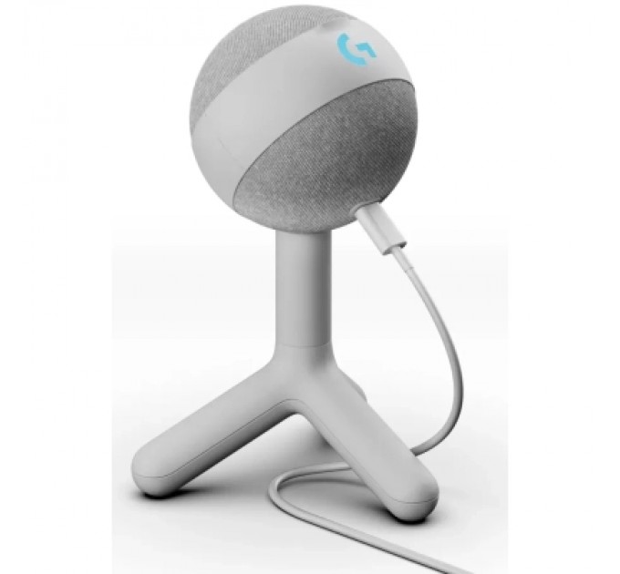 Logitech Мікрофон Logitech G Yeti Orb RGB Gaming Mic with Lightsync Off-White (988-000558)