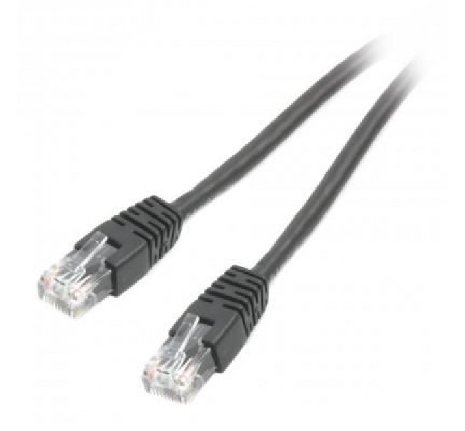Cablexpert Патч-корд 1м UTP cat 6 CCA black Cablexpert (PP6U-1M/BK)