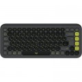 Logitech Клавіатура Logitech POP Icon Keys Bluetooth UA Graphite (920-013157)