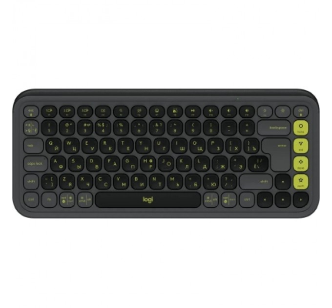 Logitech Клавіатура Logitech POP Icon Keys Bluetooth UA Graphite (920-013157)