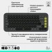 Logitech Клавіатура Logitech POP Icon Keys Bluetooth UA Graphite (920-013157)