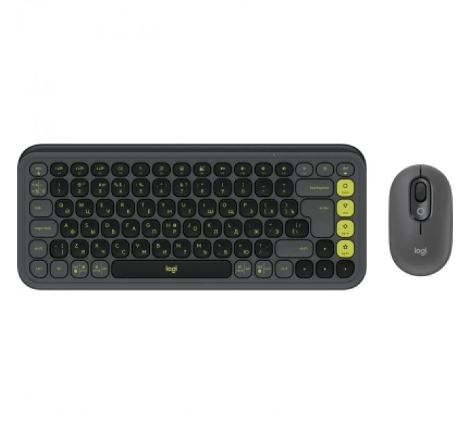 Logitech Комплект Logitech POP Icon Combo Bluetooth UA Graphite (920-013156)