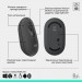 Logitech Комплект Logitech POP Icon Combo Bluetooth UA Graphite (920-013156)