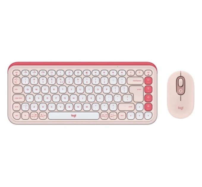 Logitech Комплект Logitech POP Icon Combo Bluetooth UA Rose (920-013142)