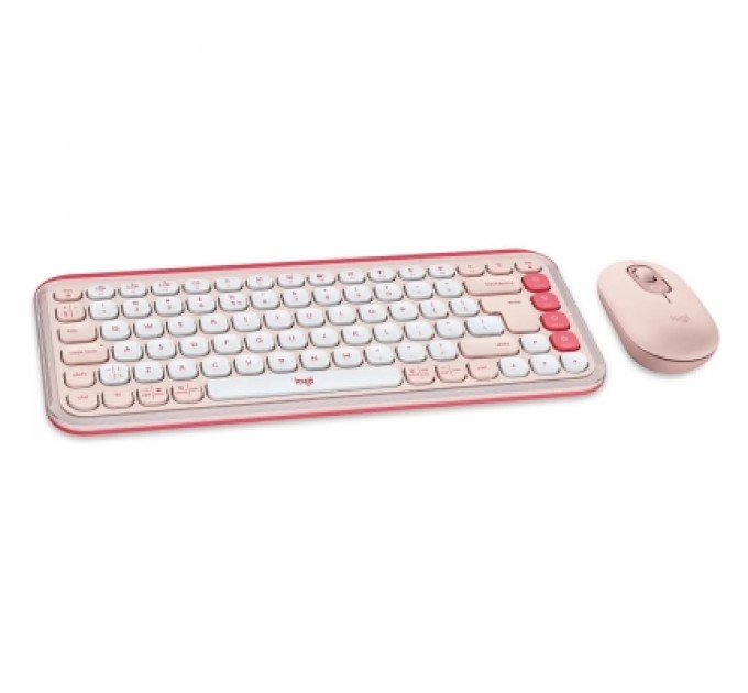Logitech Комплект Logitech POP Icon Combo Bluetooth UA Rose (920-013142)