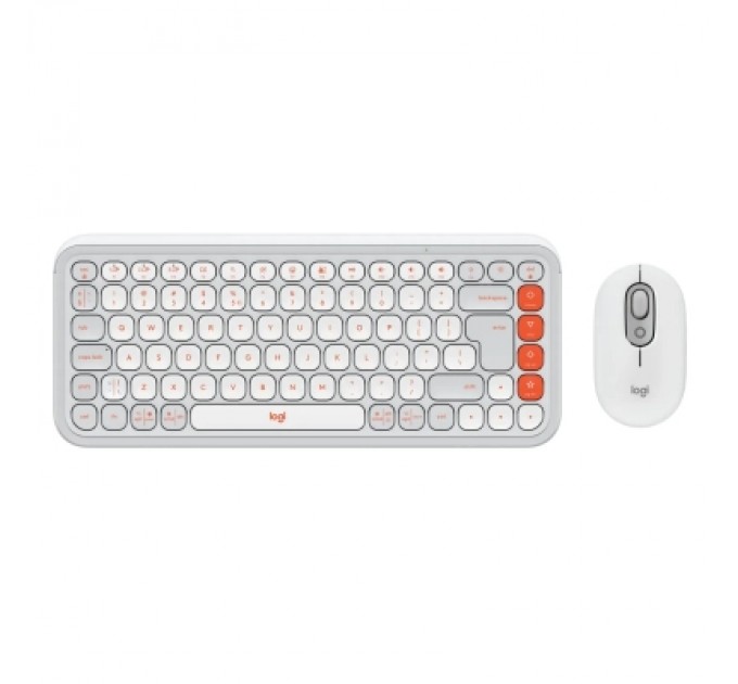 Logitech Комплект Logitech POP Icon Combo Bluetooth UA Off-White (920-013141)