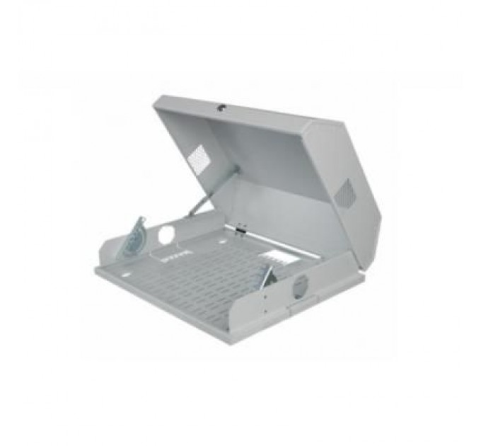 Mirsan Шафа настінна Mirsan SLIM 3+5U 19" 537x475, RAL 7035 (MR.SLM.02)