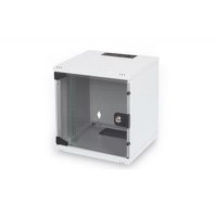 Шафа настінна Digitus 6U 10" 312x300, glass door, 30kg max, grey (DN-10-05U-1)