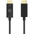 HP Кабель мультимедійний DisplayPort to HDMI 1.0m 4K 60hz Active (40902160) HP (DHC-DP04-01M)