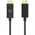 HP Кабель мультимедійний DisplayPort to HDMI 2.0m 4K 60hz Active (40902160) HP (DHC-DP04-02M)